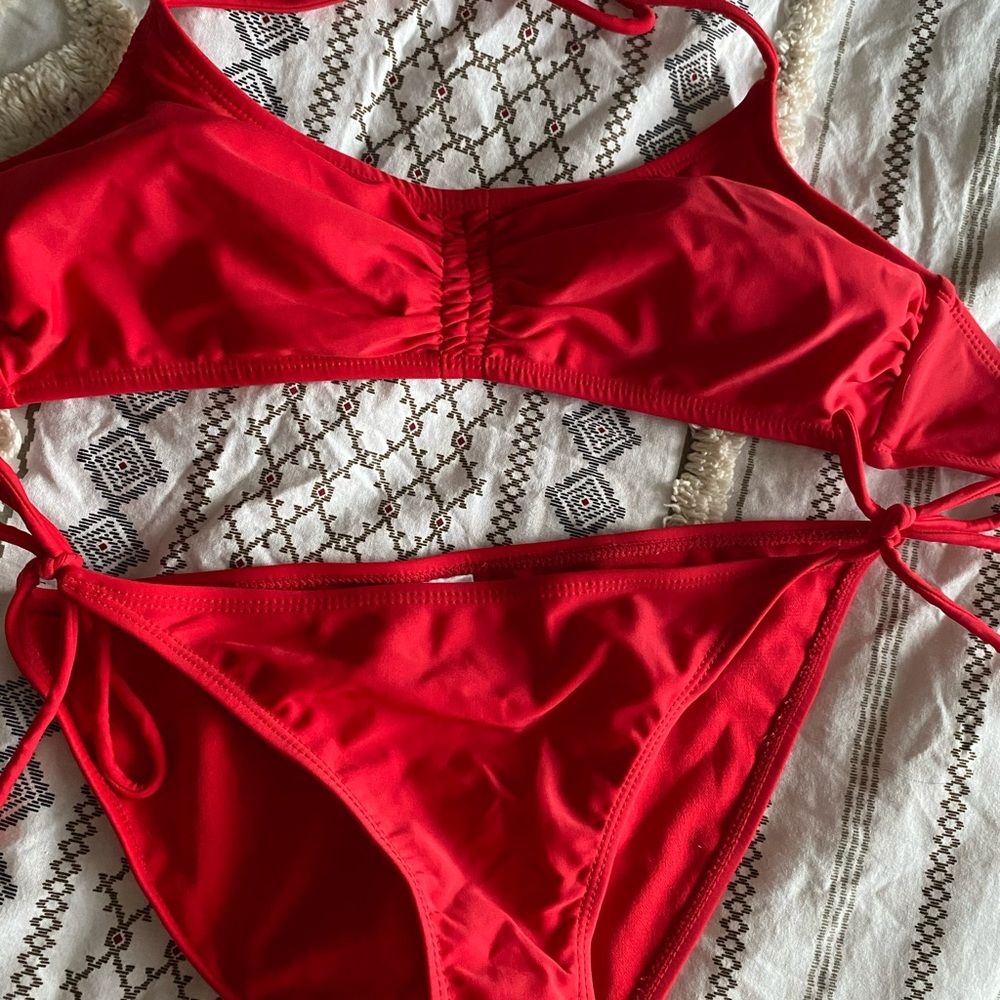 Red bikini